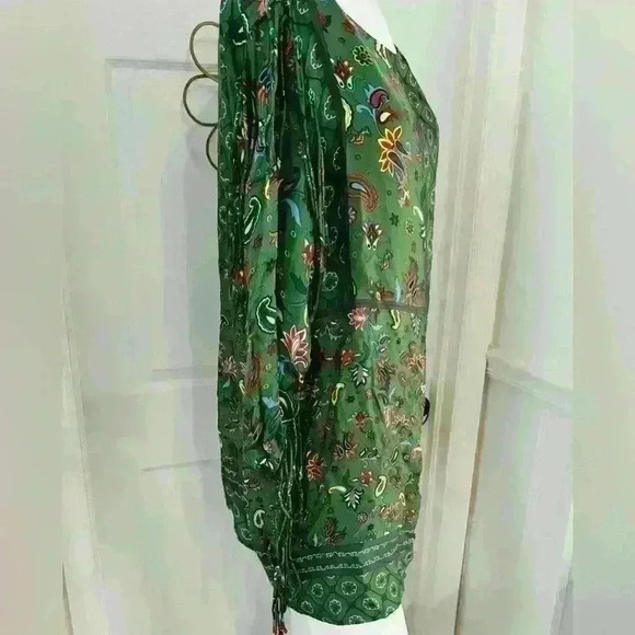 ZARA women’s boatneck, fringed, long sleeve shift dress, Boho, hippie chic, LOVE - Picture 3 of 6